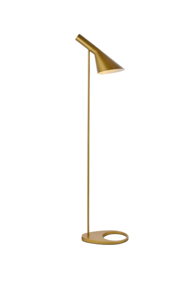 Juniper 1 Light Brass Floor Lamp LD2365BR By Elegant Lighting