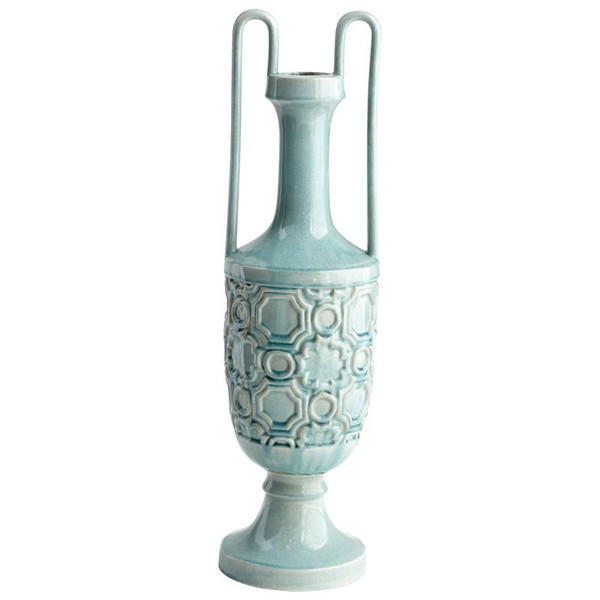 Cyan Large August Sky Vase 08699