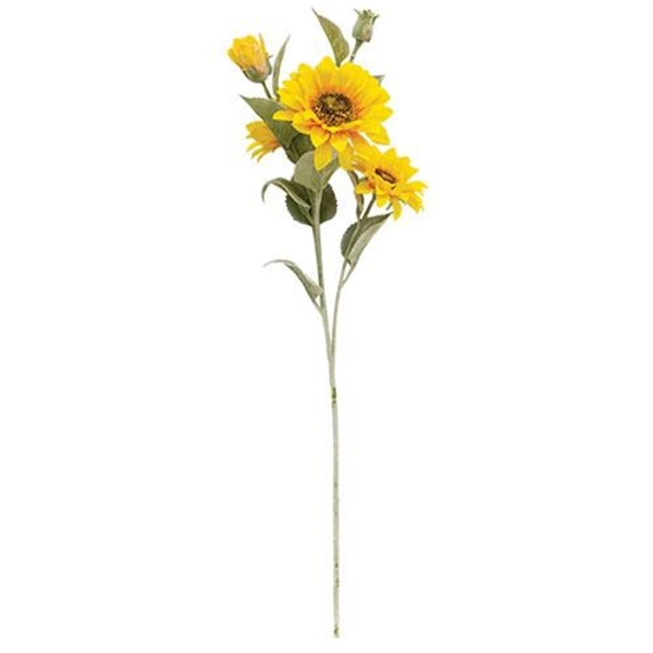 *Sunflower Blooms Spray Yellow F18134 By CWI Gifts