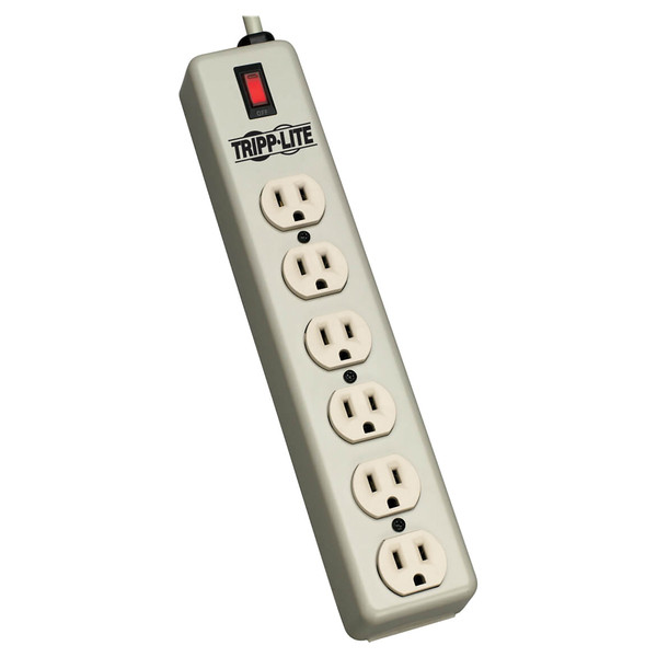 Petra 6-Outlet Industrial Surge Protector (6-Foot Cord Length) TRP6SPDX