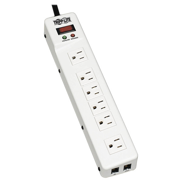 Petra Protect It!(R) 6-Outlet Surge Protector, 15-Foot Cord Length TRPTLM626TEL15
