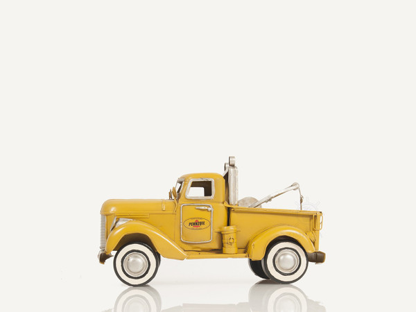 C1926 Pennzoil Tow Truck Yellow Model Sculpture 401166 By Homeroots