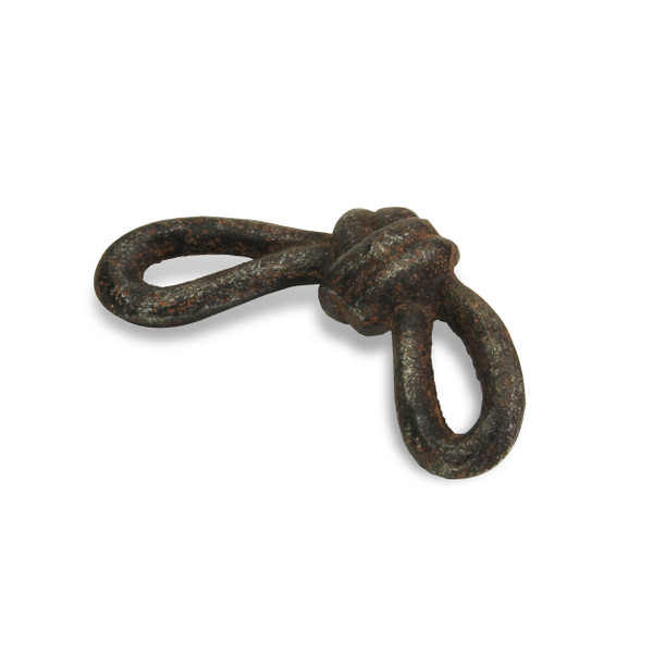 Rustic Gray Cast Iron Knot Sculpture 401799 By Homeroots