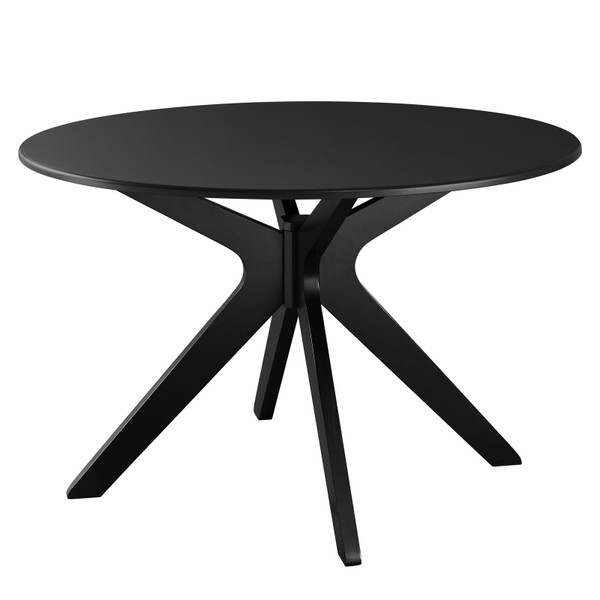 Modway Traverse 47" Dining Table - Black Black EEI-5510-BLK-BLK