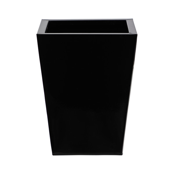 13" Classic Square Metal Planter - Black 0815-SM-S1-BK By Nearly Natural