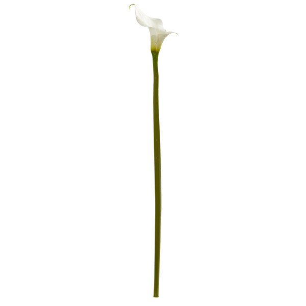 33" Calla Lilly Artificial Flower (Set Of 4) - White 2316-S4-WH By Nearly Natural