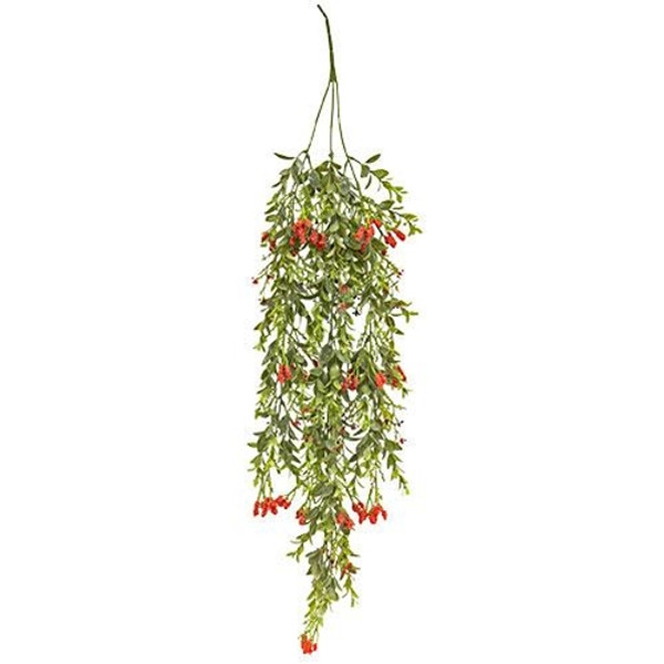 Nottingham Berry Hanging Vine Red FFG3004 By CWI Gifts