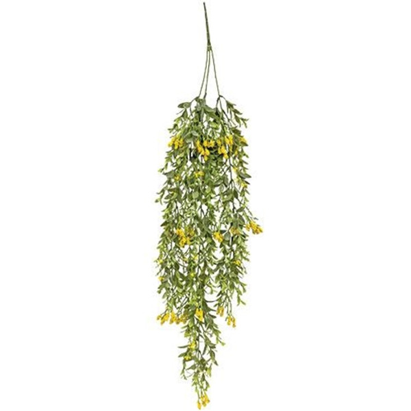 Nottingham Berry Hanging Vine Yellow FFG3020 By CWI Gifts