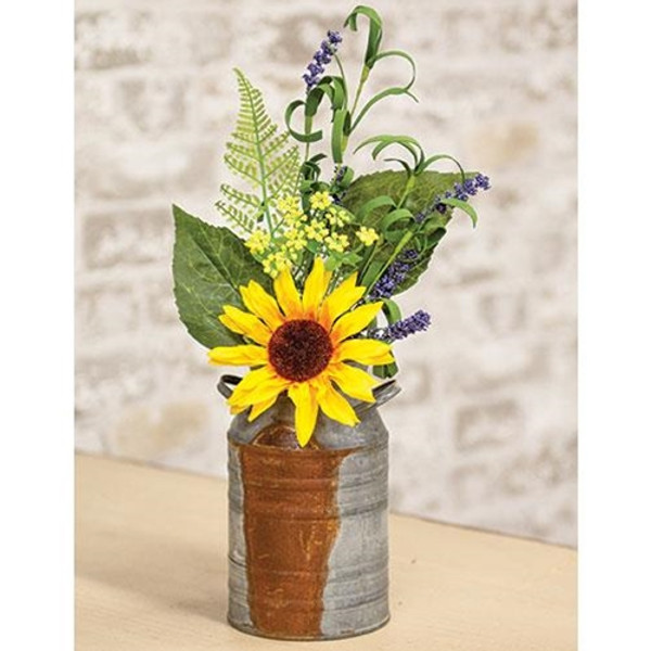 Sunflower And Lavender Pick 14" FT28901 By CWI Gifts