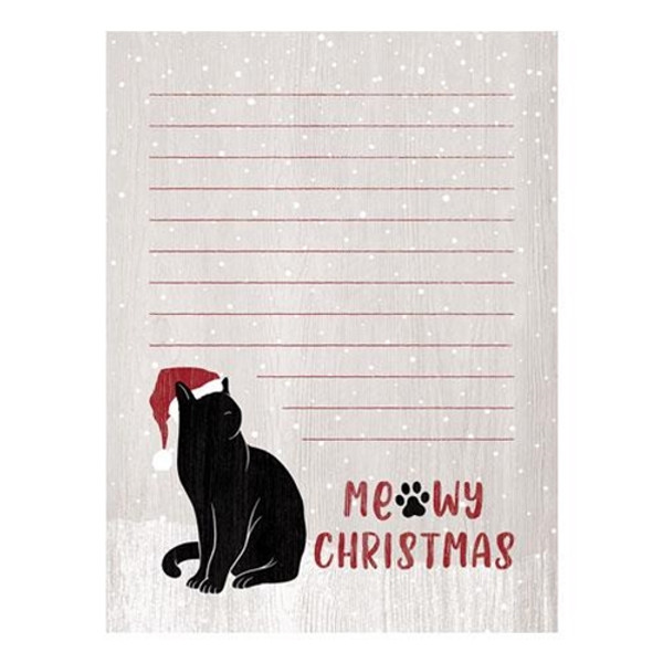 Meowy Christmas Notepad G55022 By CWI Gifts