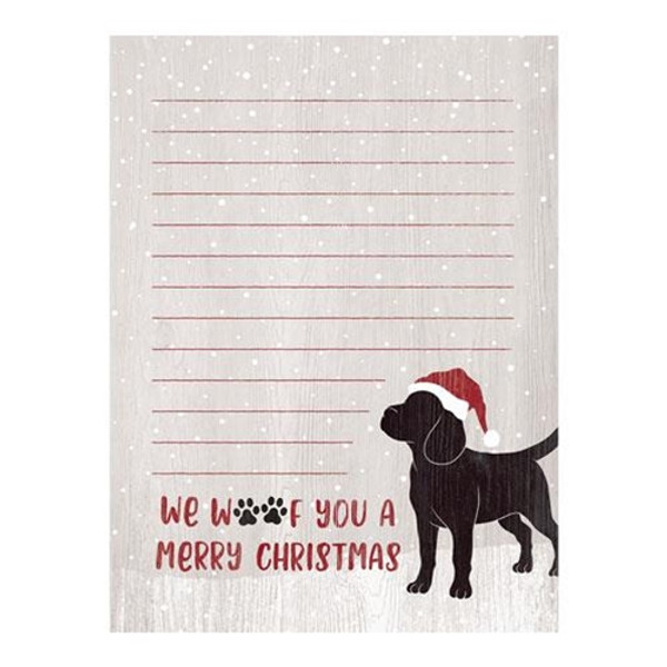 We Woof You A Merry Christmas Notepad G55023 By CWI Gifts