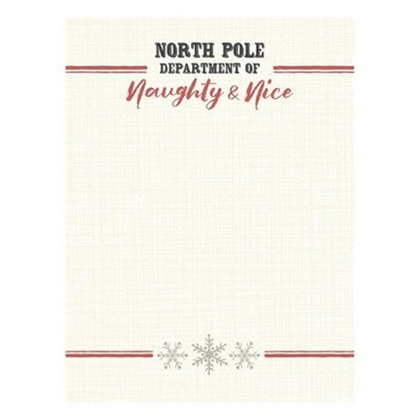Department Of Naughty & Nice Notepad G55025 By CWI Gifts