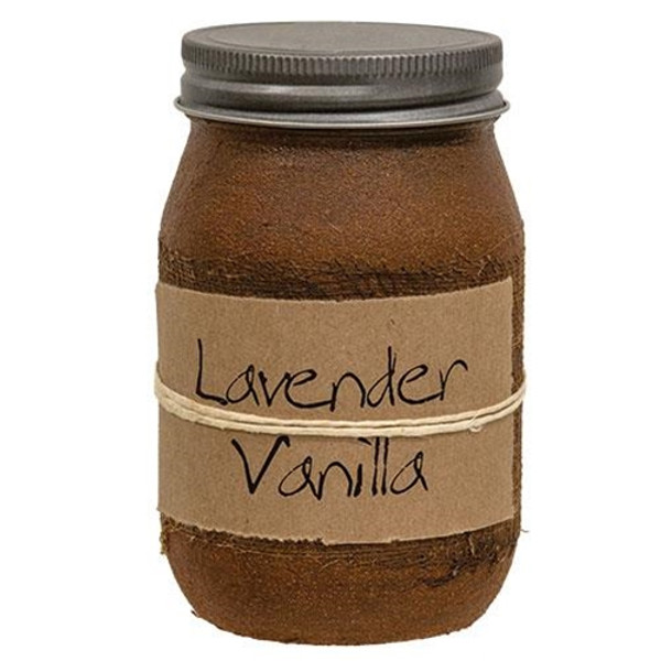 CWI Gifts GBC4081 Lavender Vanilla Jar Candle 16Oz