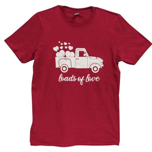 CWI Gifts GL102M Loads Of Love T-Shirt Cardinal Red Medium