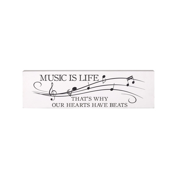 Minimalist Music Is Life Wall Art 396734 By Homeroots