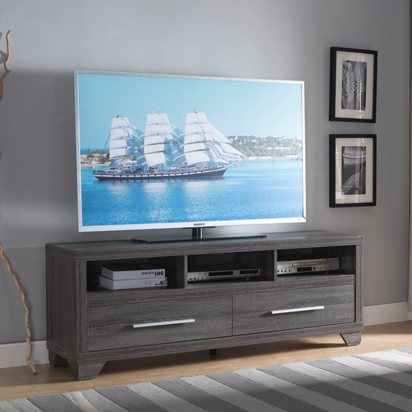 Stunning Modern Grey Tv Console Cabinet 401247 By Homeroots