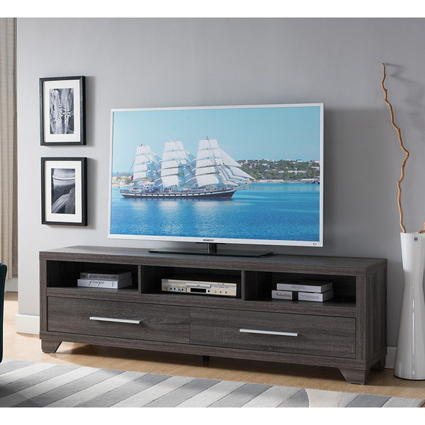Sleek Grey Tv Console Cabinet 401248 By Homeroots