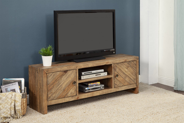 Rustic Natural Trendy Tv Console 404266 By Homeroots