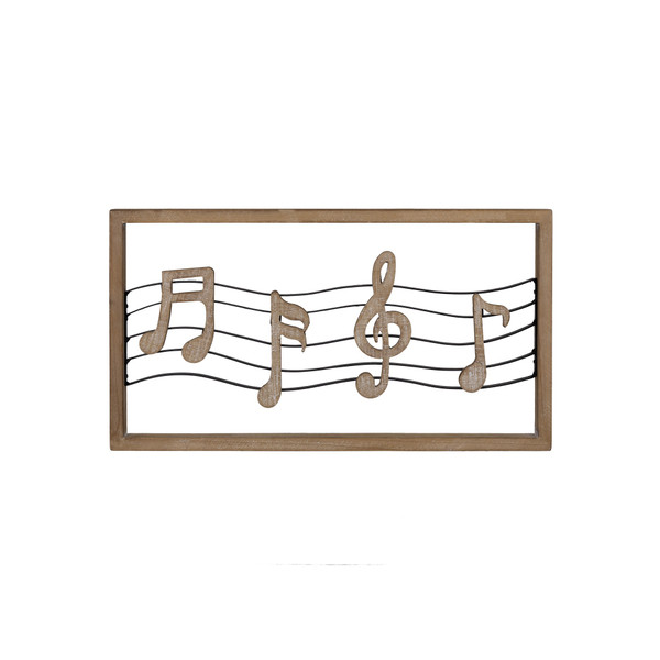 Framed Music Notes Wall Art 396760 By Homeroots