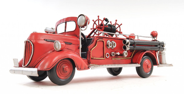C1938 Ford Red Fire Engine Sculpture 401108 By Homeroots