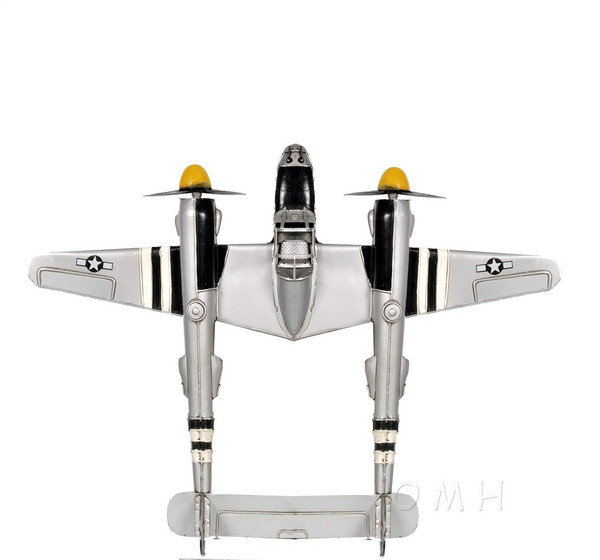C1941 Lockheed P-38 Lightning Fighter Sculpture 401150 By Homeroots