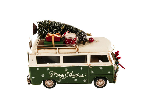 C1960S Volkswagen Christmas Bus Sculpture 401196 By Homeroots