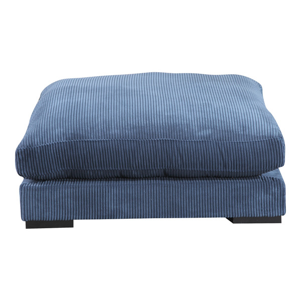 Moes Home Tumble Ottoman Navy UB-1009-46