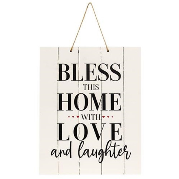 Bless This Home Pallet Board Rope Sign G14800 By CWI Gifts