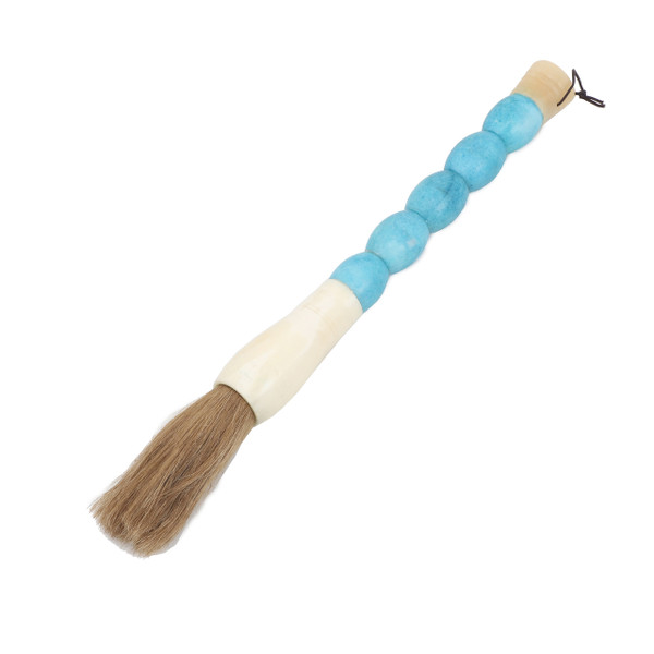 Turquoise Jade Drum Calligraphy Brush CB032-T