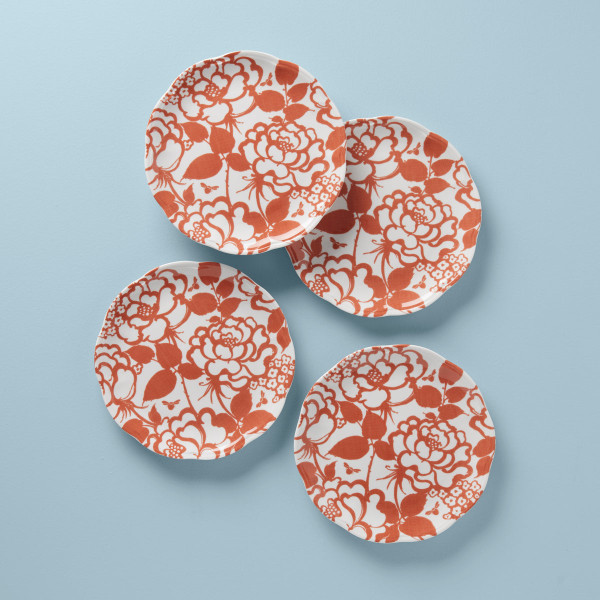Butterfly Meadow Cottage Dinnerware Accent Plate (Set Of 4) Saffron 894276 By Lenox