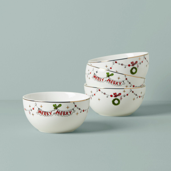 Merry Grinchmas All Purpose Bowls Asst (Set Of 4) 894167 By Lenox