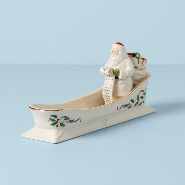 Holiday Santa Sleigh Cracker Tray 894187 By Lenox