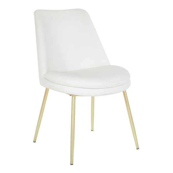 Aubreita Dining Chair - White AURB2-W32 By Office Star