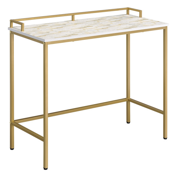 Brighton Console Table - Mosaic/Gold BRT-MZGLD By Office Star