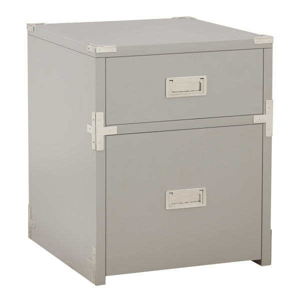 Wellington 2 Drawer File Cabinet - Grey WEL1482-GRY By Office Star
