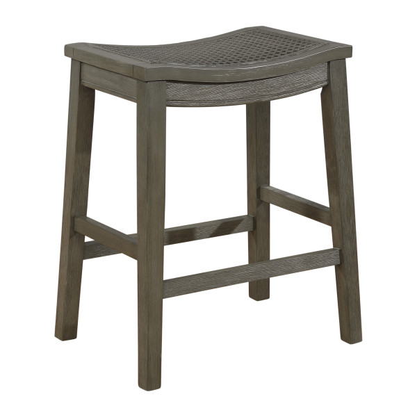 Wren 24" Saddle Stool - Antique Grey WRN24-AG By Office Star