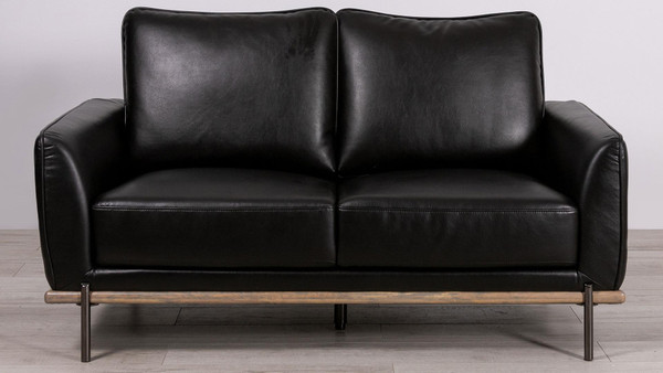 Blanche Black Loveseat U858-BLANCHE BLACK-LS By Global Furniture