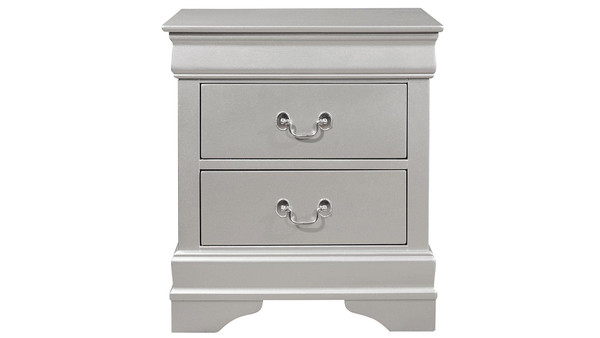 Marley Silver Nightstand MARLEY-SILVER-NS By Global Furniture