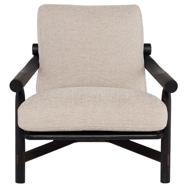 Stilt Occasional Chair - Tara Quartz/Ebonized HGDA840 By Nuevo Living