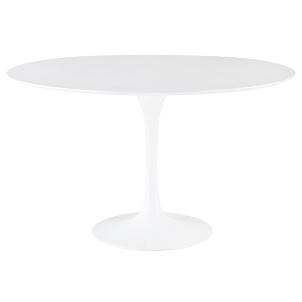 Cal Dining Table - White/White HGEM172 By Nuevo Living