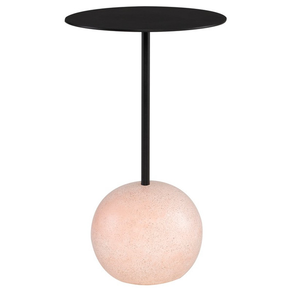 Aldo Side Table - Black/Flamingo Terrazzo HGMV203 By Nuevo Living