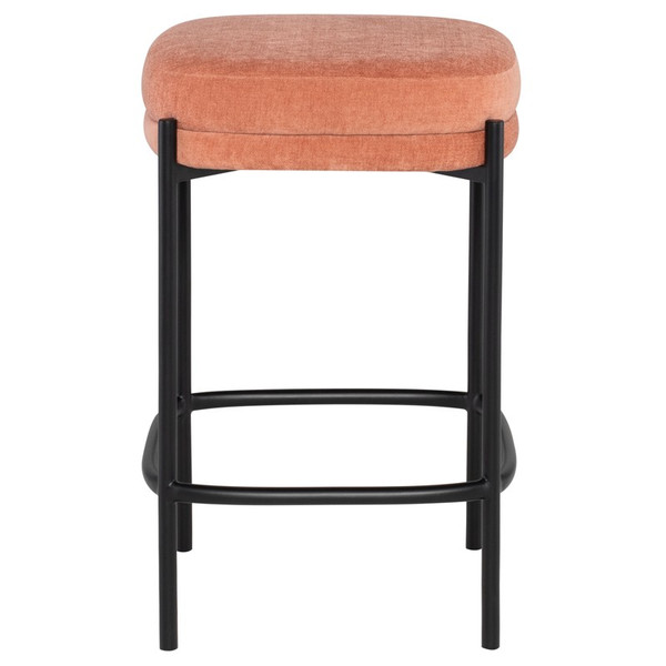 Inna Counter Stool - Nectarine/Black HGMV236 By Nuevo Living