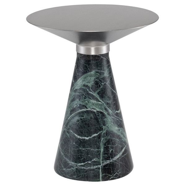 Iris Side Table - Silver/Green HGNA552 By Nuevo Living