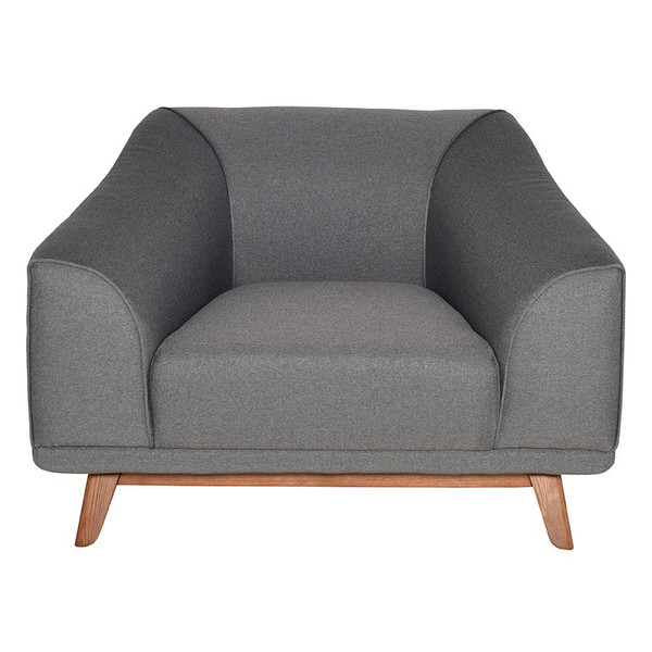 Mara Occasional Chair - Steel Grey/Walnut HGSC145 By Nuevo Living