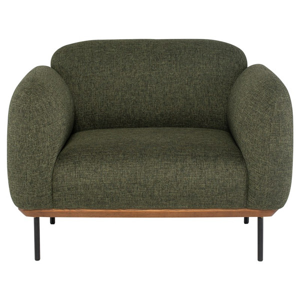 Benson Occasional Chair - Hunter Green Tweed/Black HGSC380 By Nuevo Living