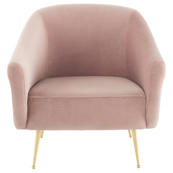 Lucie Occasional Chair - Blush/Gold HGSC391 By Nuevo Living