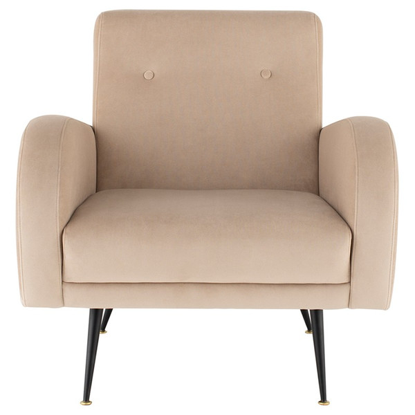 Hugo Occasional Chair - Nude/Black HGSC442 By Nuevo Living