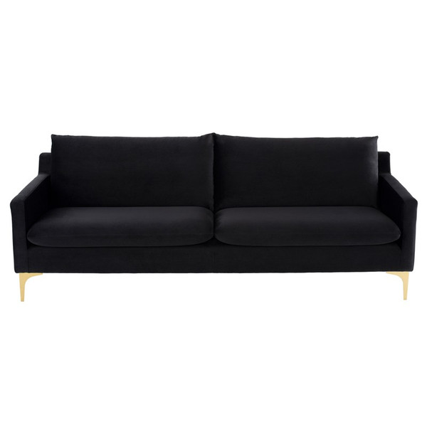 Anders Sofa - Black/Gold HGSC586 By Nuevo Living