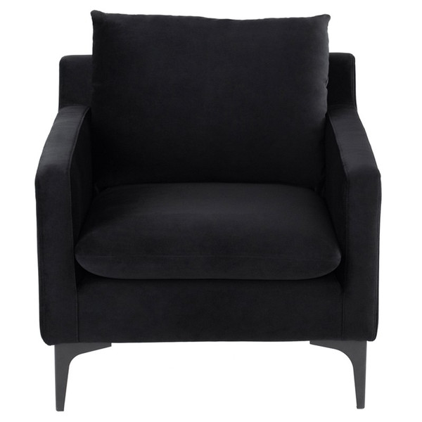Anders Occasional Chair - Black/Black HGSC590 By Nuevo Living