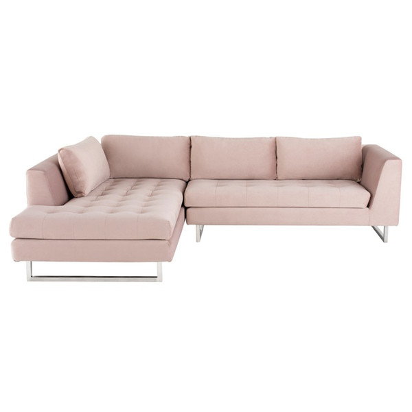 Janis Sectional - Blush/Silver HGSC591 By Nuevo Living